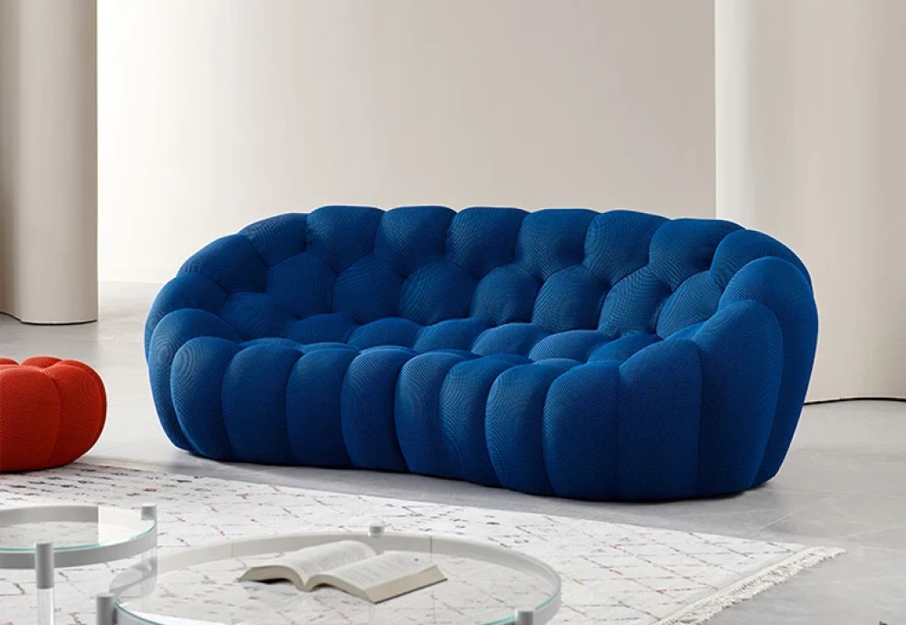 blue bubble couch